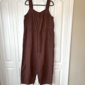Old Navy Maroon Wide Leg Jumpsuit XL